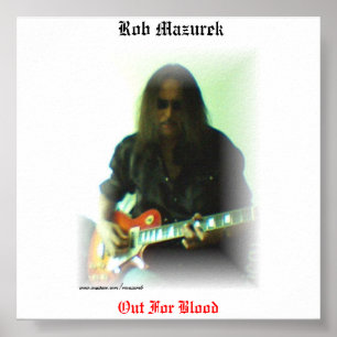 Rob Mazurek - Poster "ut för blod"