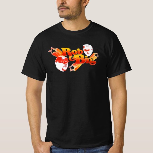 Rob och stort roligt t shirt (Framsida)