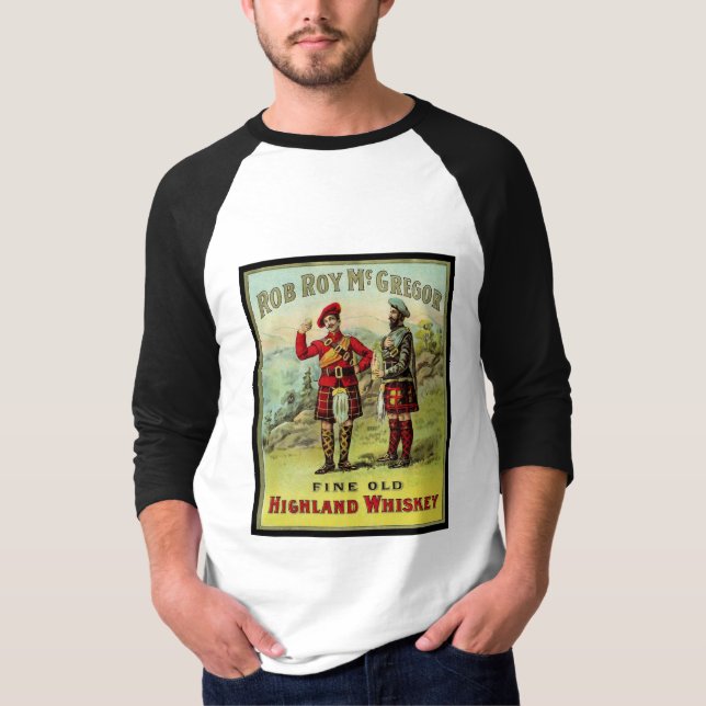 Rob Roy Highland Whiskey T-Shirt (Framsida)