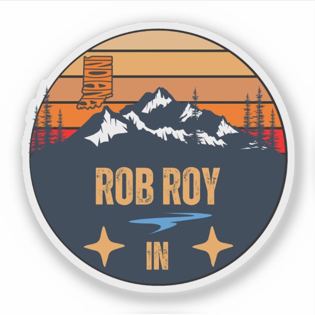 Rob Roy, Indiana Klistermärken (Framsida)