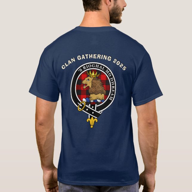 Rob Roy MacGregor Family Reunion Personlig T Shirt (Baksida)
