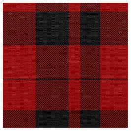 Rob Roy Tartan Red and Black Play Fabric Tyg