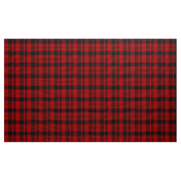 Rob Roy Tartan Red and Black Play Fabric Tyg