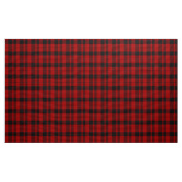 Rob Roy Tartan Red and Black Play Fabric Tyg