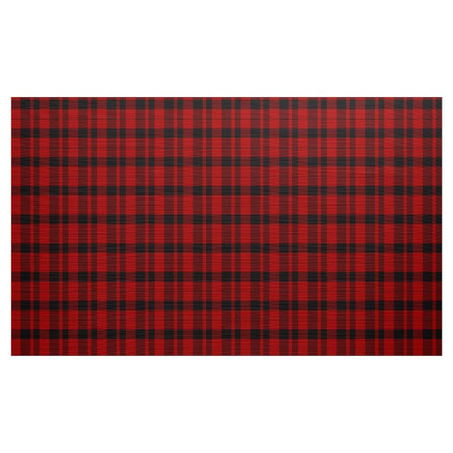 Rob Roy Tartan Red and Black Play Fabric Tyg (Yard)