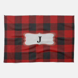 Rob Roy Tartan Red & Black Kitchen & Sports Towel Kökshandduk