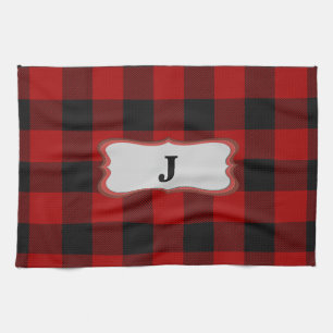 Rob Roy Tartan Red & Black Kitchen & Sports Towel Kökshandduk