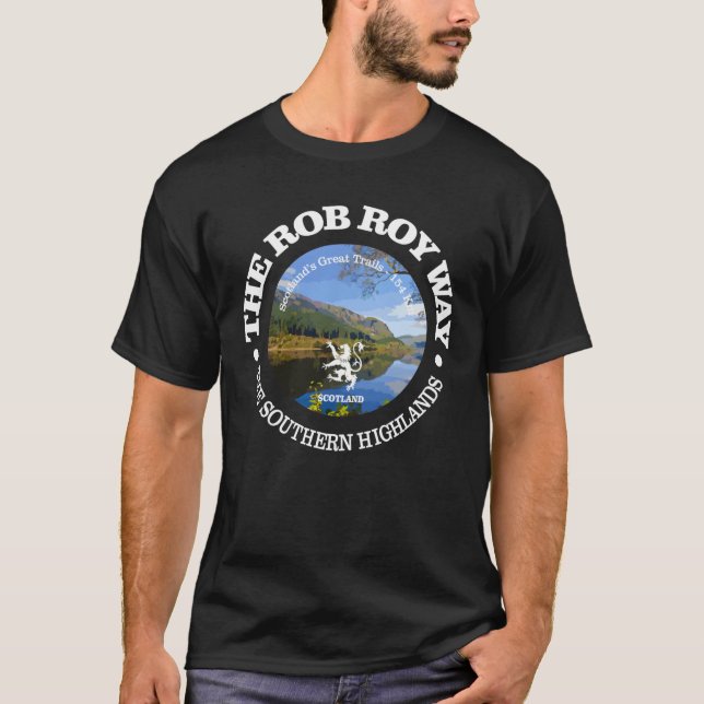 Rob Roy Way rd flicka T Shirt (Framsida)
