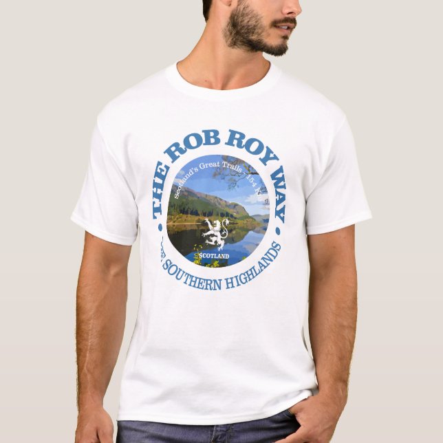 Rob Roy Way (rd) T Shirt (Framsida)