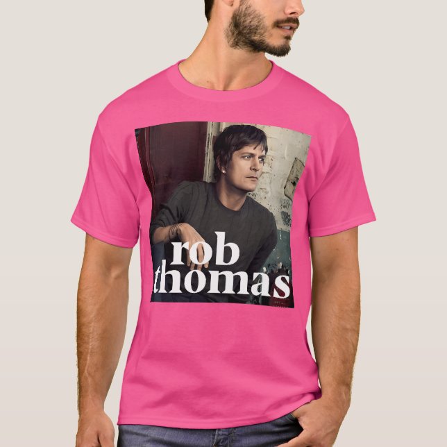 Rob Thomas Singer Music Band T Shirt (Framsida)