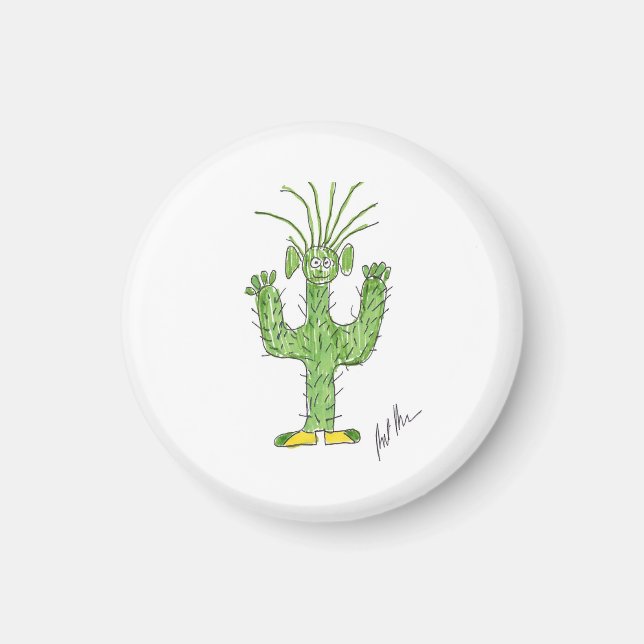 RobArt Cactus Magnet (Framsidan)
