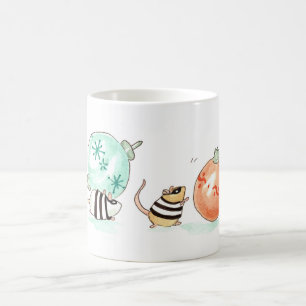 Robber Mice julheist Kaffemugg