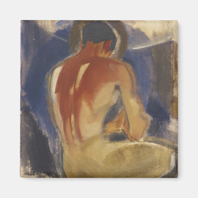 Robber vid Grind i Paradise, Helene Schjerfbeck Magnet (Framsidan)