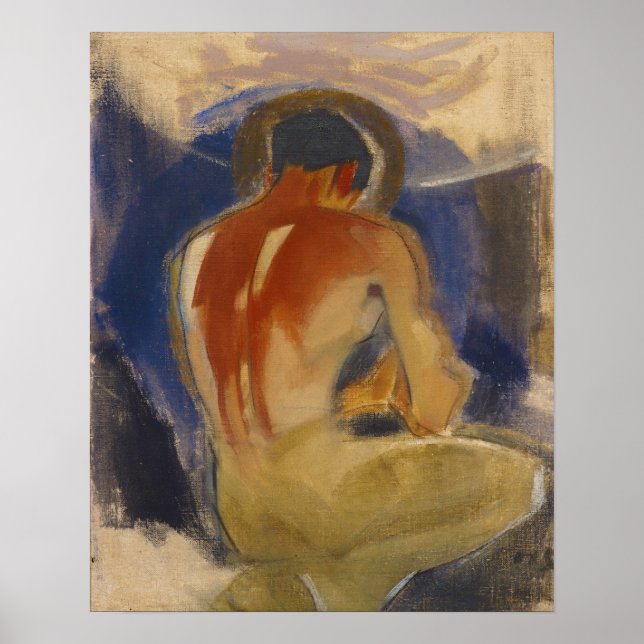 Robber vid Grind i Paradise Helene Schjerfbeck Poster (Framsidan)