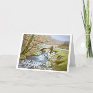 Robbers Bridge, Exmoor Kort