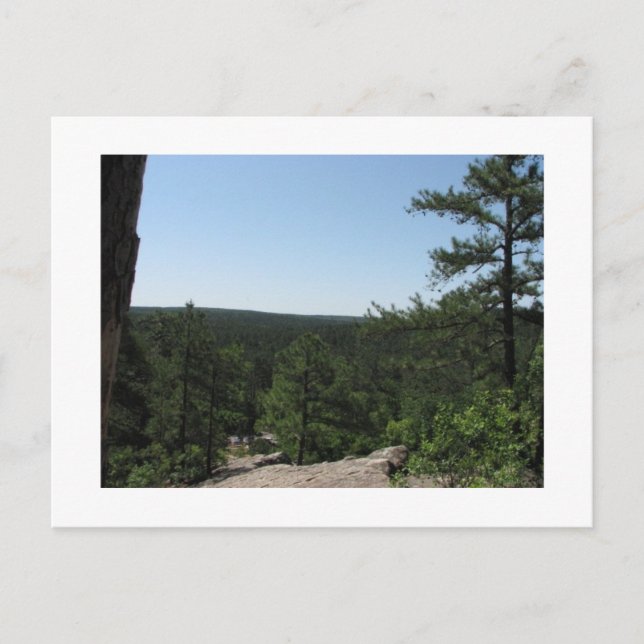 Robbers Caves Oklahoma Vykort (Framsida)