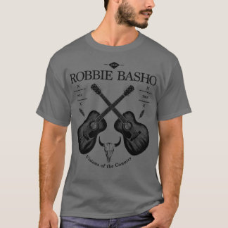 Robbie Basho Acoustic Guitar Logotyp T Shirt