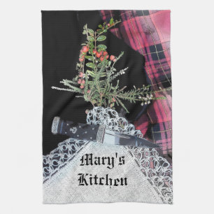 Robbie Burns avslappnad tea towel Kökshandduk