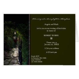 Robbie Burns Grind Hälsningskort