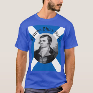 Robbie Burns - I grå färg Oidhche Bhlas Burns Salt T Shirt