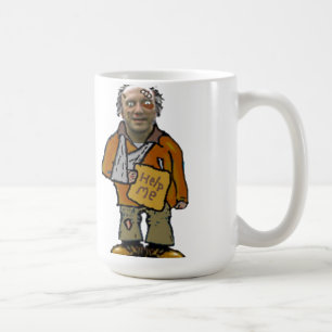 robbie den hemlösa grabben kaffemugg