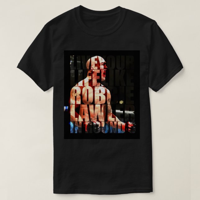 Robbie Lawler Round 5 Classic T Shirt (Design framsida)