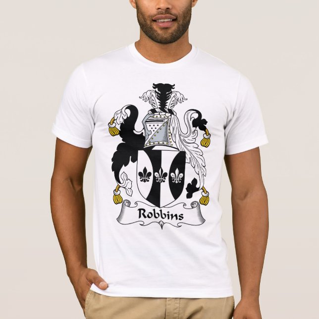 Robbins familjvapensköld t shirt (Framsida)