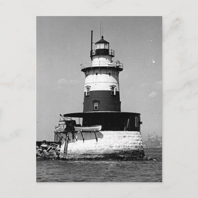 Robbins Reef Lighthouse Vykort (Framsida)