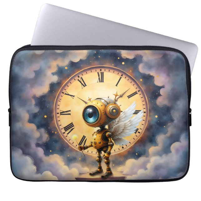Robby den bevingade tidshållaren – Wings of Time-s Laptop Fodral (Framsidan)