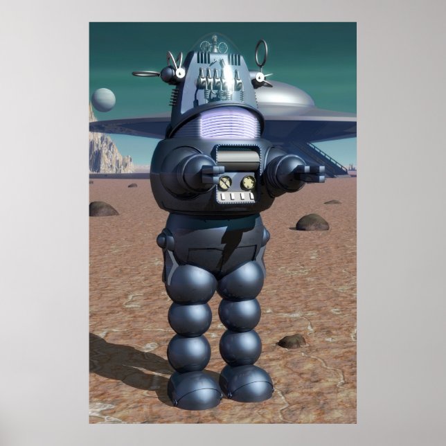 Robby the robot poster (Framsidan)