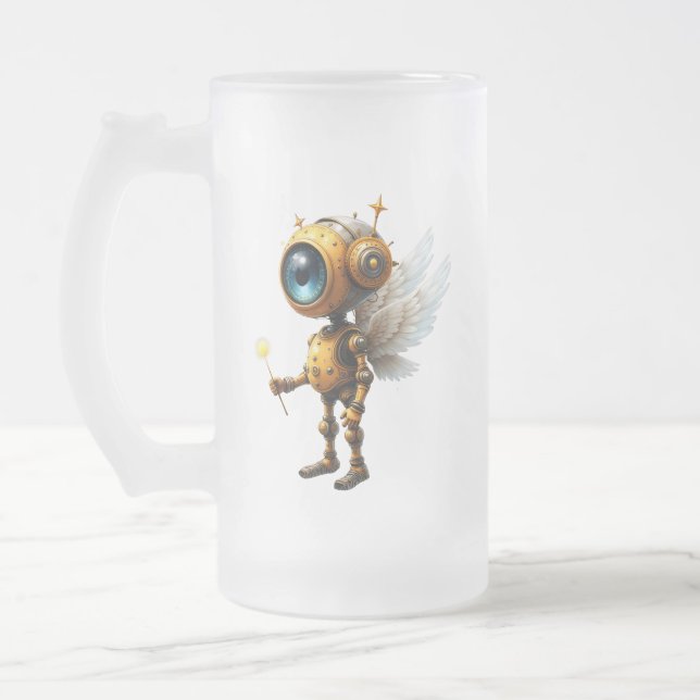 Robby the Winged Timekeeper – Wings of Time Series Frostat Ölglas (Vänster)
