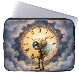 Robby the Winged Timekeeper – Wings of Time Series Laptop Fodral