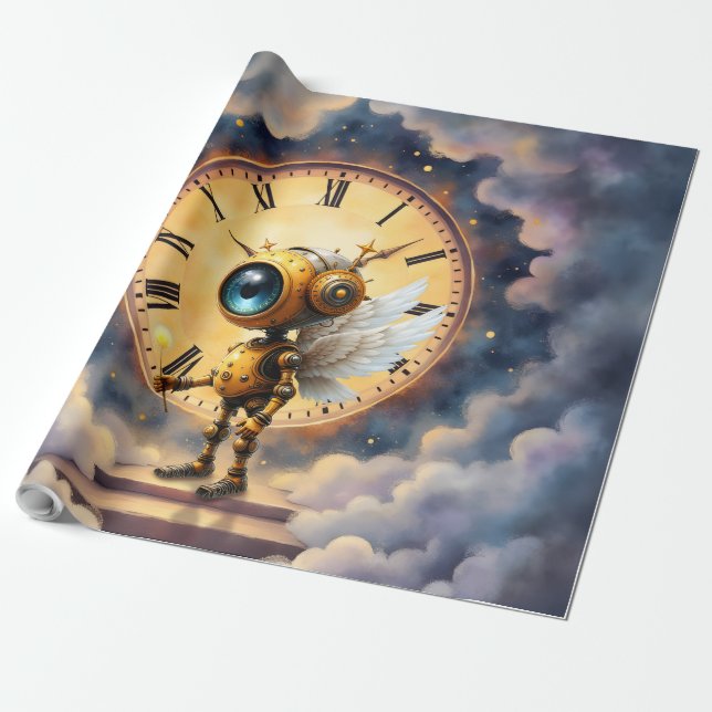 Robby the Winged Timekeeper – Wings of Time Series Presentpapper (Utrullad)