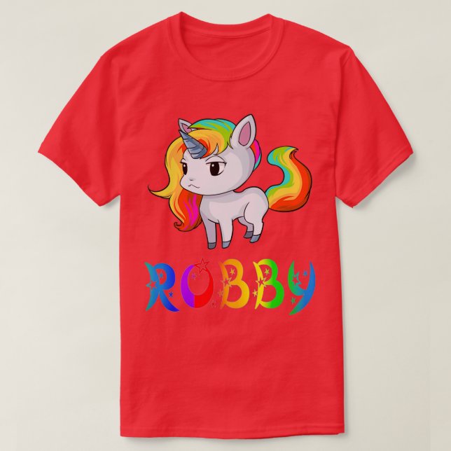 Robby Unicorn T Shirt (Design framsida)