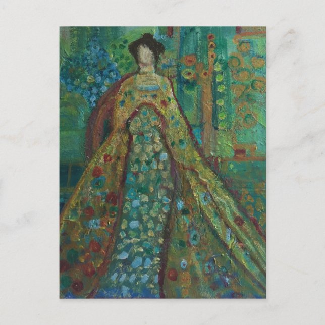 Robed Woman Vykort (Framsida)