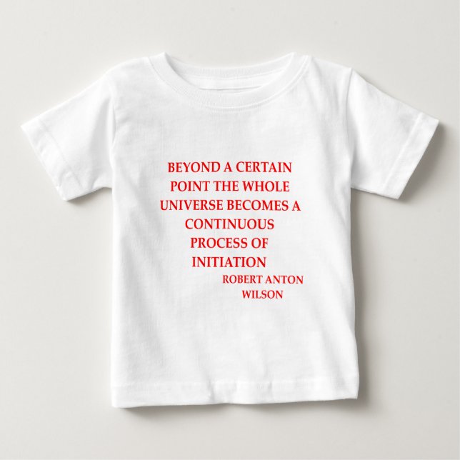 robert anton wilson citationstecken t-shirt (Framsida)