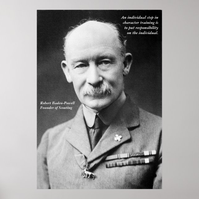 Robert Baden-Powell Poster (Framsidan)