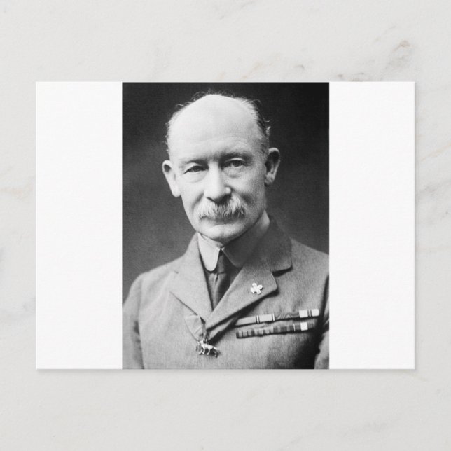 Robert Baden-Powell Vykort (Framsida)