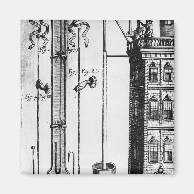 Robert Boyles utveckling av pumpen vatten Magnet (Framsidan)