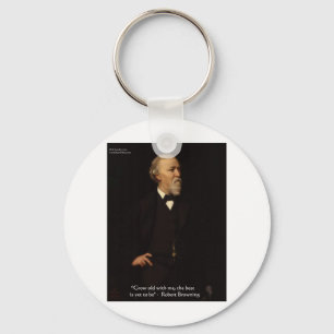 Robert Browning "Växla Gamla" Kärlekskvot Gifts & Nyckelring