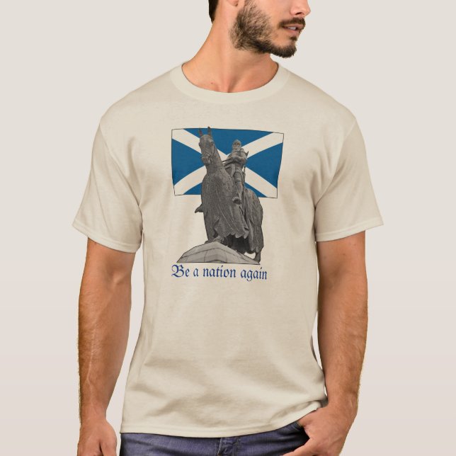 Robert Bruce den skotska självständighetT-tröja T-shirt (Framsida)