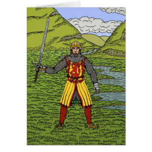 Robert Bruce Greeting Card Hälsningskort