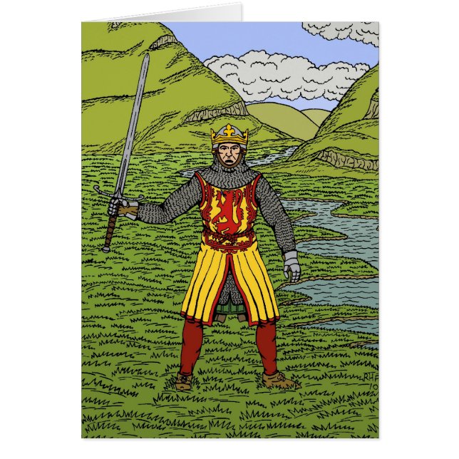 Robert Bruce Greeting Card Hälsningskort (Framsidan)