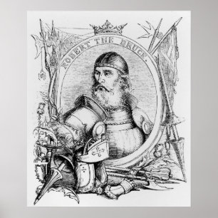 Robert Bruce porträtt Poster