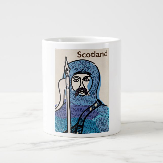 Robert Bruce Scotland-reseaffisch Jumbo Mugg (Framsidan)