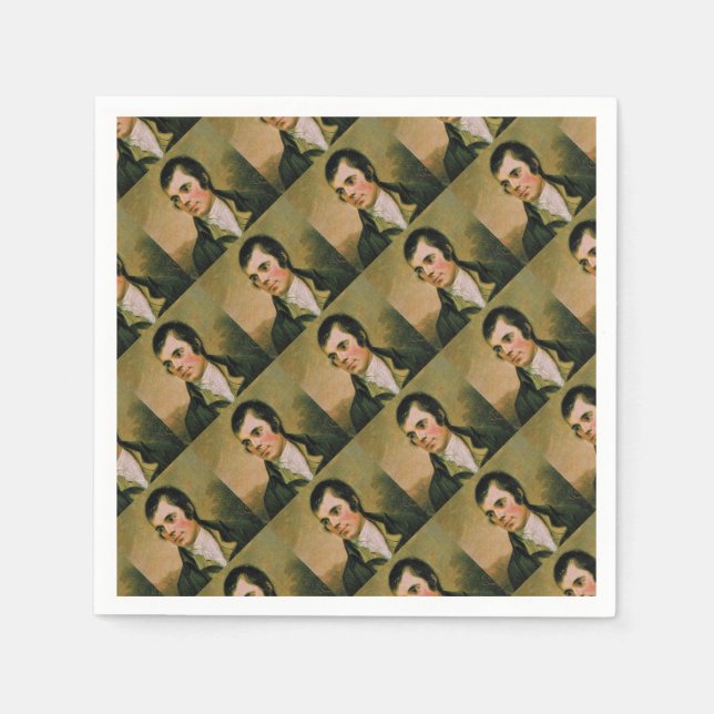 Robert Burn, fira Burns natt Pappersservett (Framsidan)