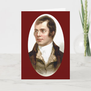 Robert Burns Auld Lang Syne-nyårskort Helgkort
