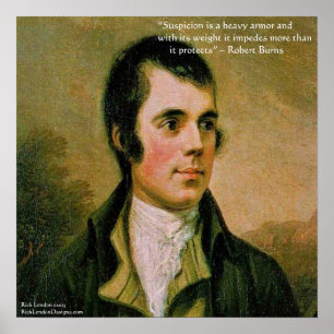 Robert Burns & Berömd misstankesats Poster