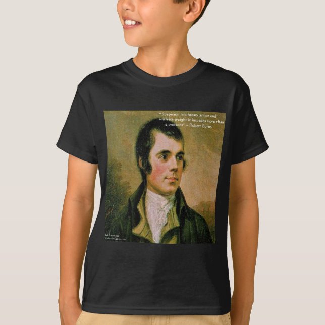 Robert Burns & Berömd misstankesats Tee (Framsida)
