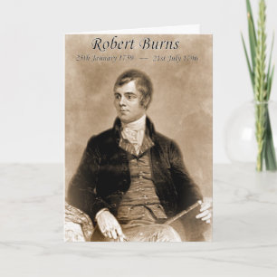 ROBERT BURNS CARD HELGKORT